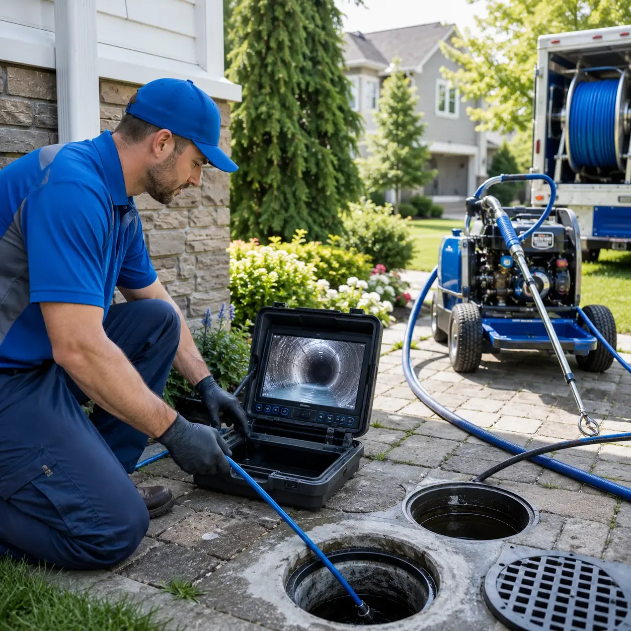 Outdoor drain cleaning professionals serving Brockton, MA